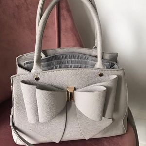 COPY - Gray Bow Purse